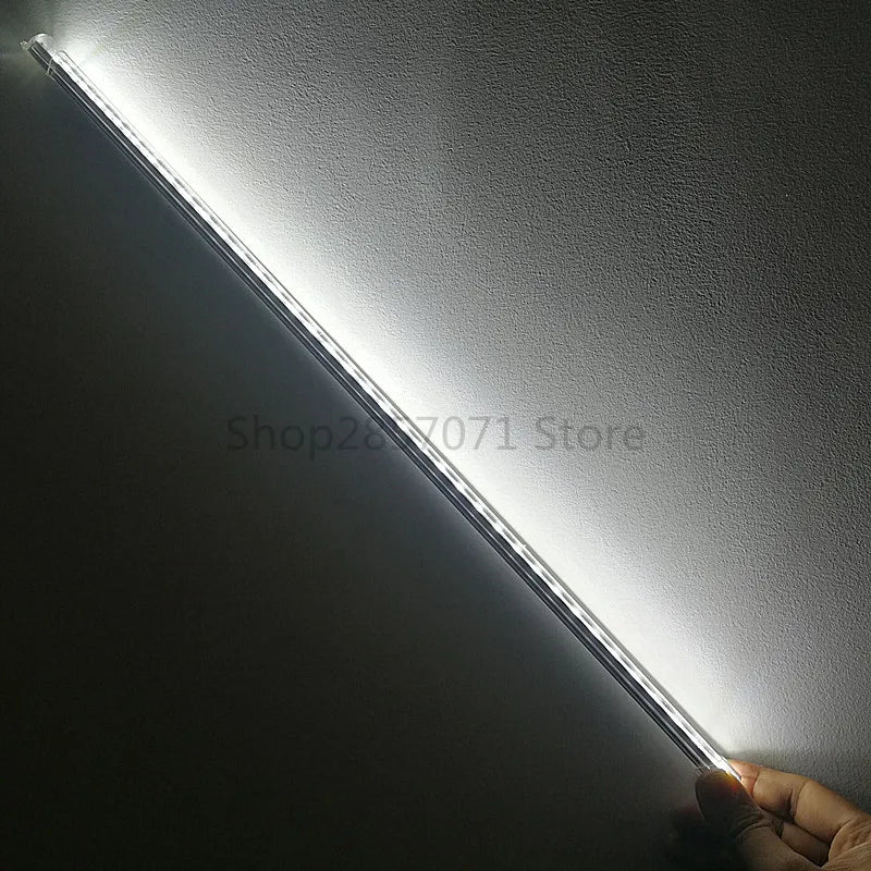 5pcs*50cm Factory Wholesale DC12V 24V SMD 5730 5630 LED Hard Rigid Strip Bar Light Aluminium Shell +PC Cover LED Bar Light 5730
