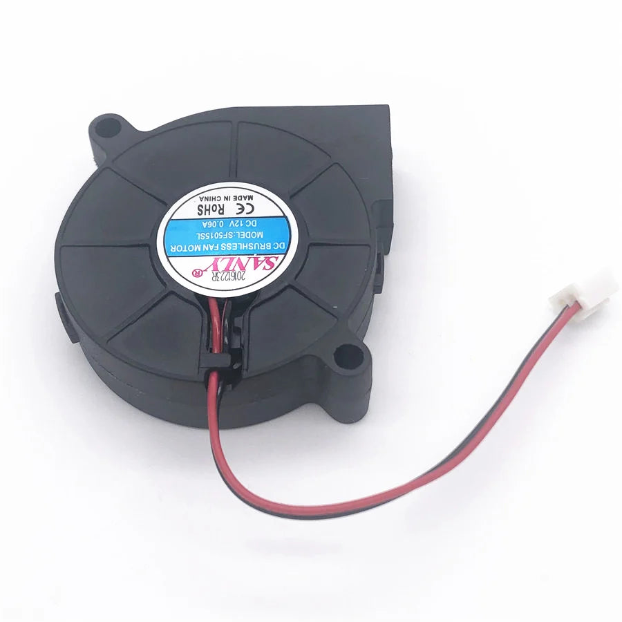 Original SANLY SF5015SL 12V 0.06A 0.08A 5cm 5015 50x50x15mm Industrial Blower For Humidifier Cooling fan SF5015SM 2PIN