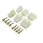 1/5Sest 6.3mm Multi Pin Auto Wire Connector 1/2/3/4/6/9Pin Male Female Terminal Plug for Car Electric Bike