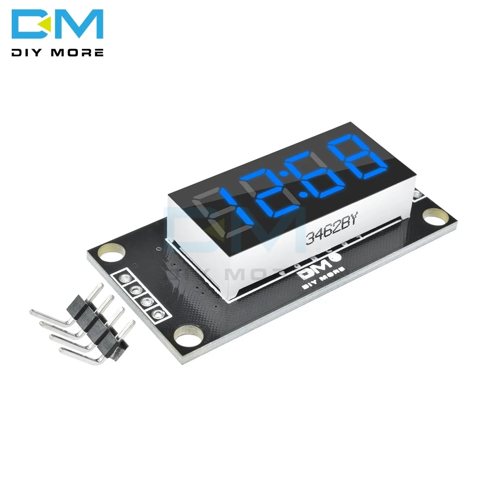 5PCS TM1637 4-Digit Digital LED 0.36" 0.36 Inch 7 Segments Display Tube Clock Module LED Board For Arduino With Pins Double dots