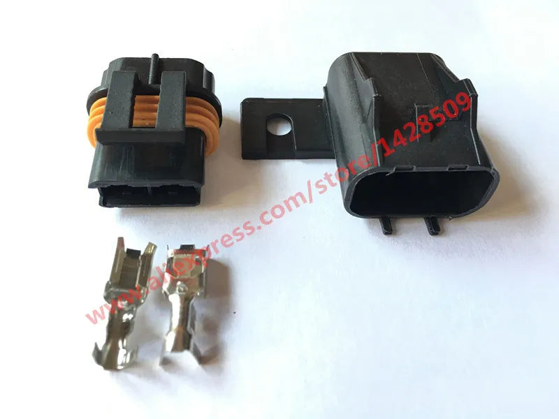 1 Set 2 Pin Sealed Connectors For Inline Fuse Wiring Automotive Connector 12033731 12033769 12103172 12034269