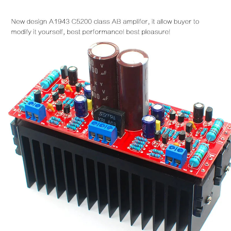 CIRMECH JAPAN TOSHIBA TTA1943 TTC5200 Transistors Class AB Stereo Amplifier Max Power 80W Per Channel