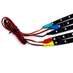 2 PCS LED Strip SMD3528 Waterproof Flexible 30CM Red Green Blue White Warm White Super Bright Car Styling Decor Stickers Lamp