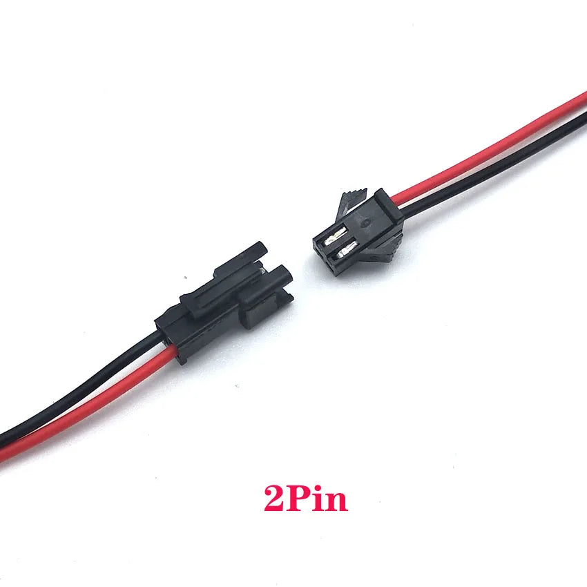 5Pairs JST SM 2P 3P 4P 5Pin 6 Pin Plug Male to Female Jack Socket Wire Cable Pigtail Connector Length 15cm
