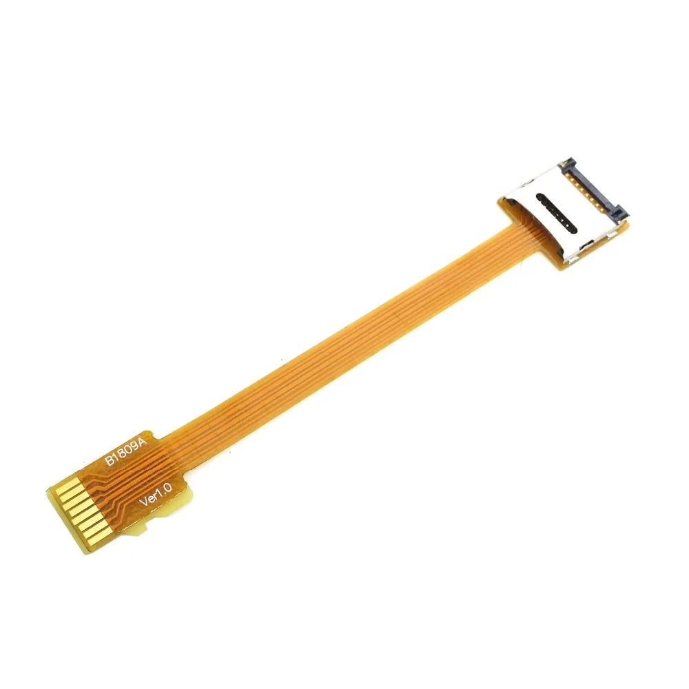 Micro SD TF to Memory Card Kit Male to Female Extension Cable Soft ribon Flat FPC Mobile Tablet Camera Extender Cable 10cm 16cm