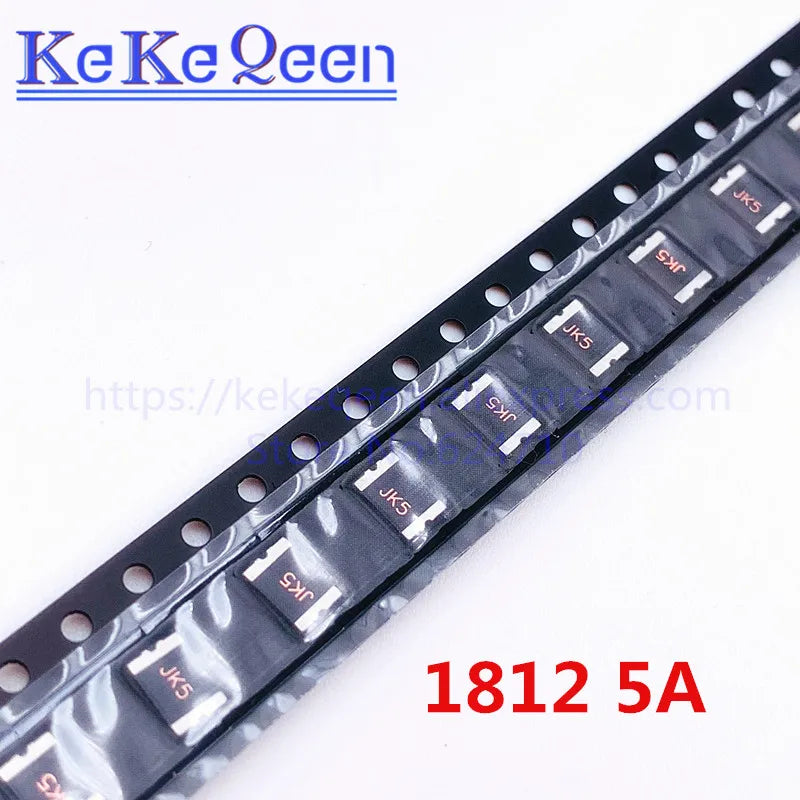 100PCS PTC FUSE 1812 5A 5000MA 8V 18V 24V 48V 60V SMT SMD PPTC Resettable Fuses