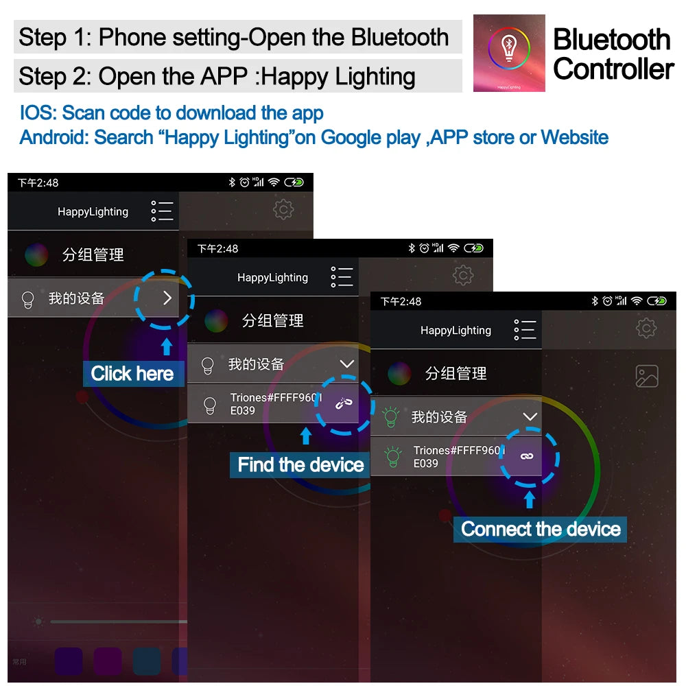 USB Bluetooth RGB Led Strip Light Battery Powered Scooter Flexible Diode Tape Led Backlight For Bicycle Skateboard Bike Lighting