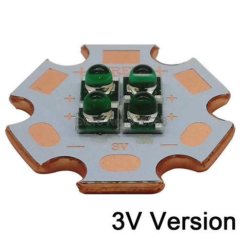 3V / 6V / 12V 3535 4Chips 4-LEDs Infrared IR 850nm 60 Degree High Power LED Emitter with 20mm Copper PCB