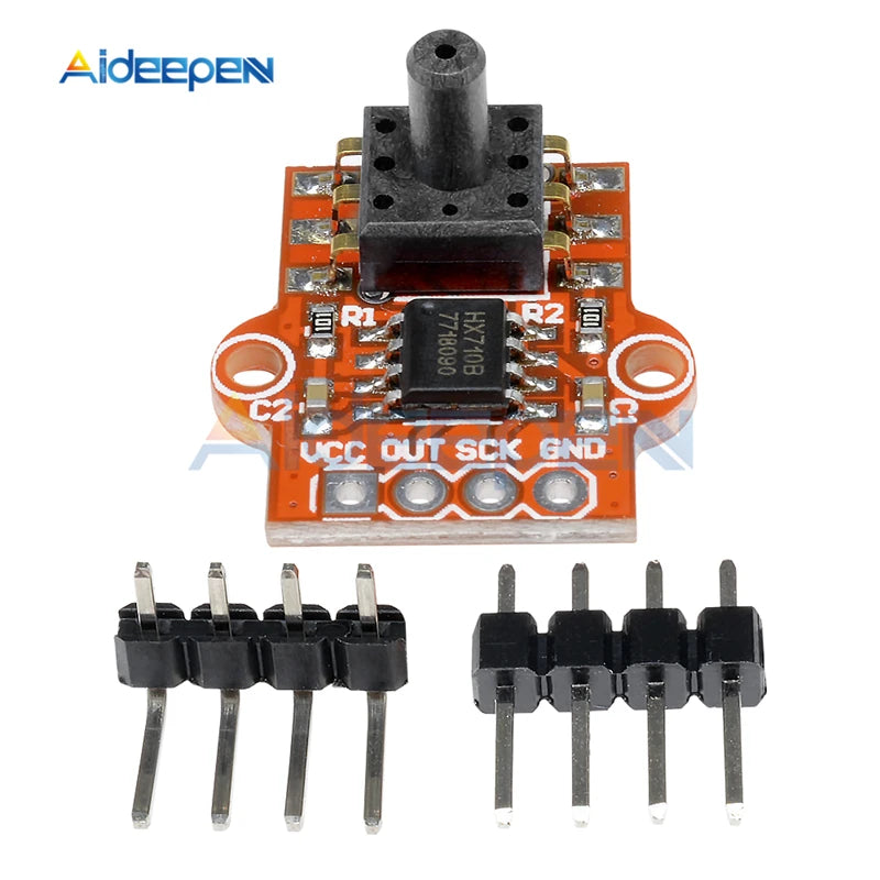 3.3-5V Digital Barometric Pressure Sensor Module Liquid Water Level Controller Board 0-40KPa Connect 2.5mm Soft Tube For Arduino