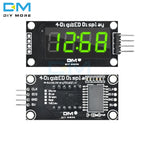 5PCS TM1637 4-Digit Digital LED 0.36" 0.36 Inch 7 Segments Display Tube Clock Module LED Board For Arduino With Pins Double dots