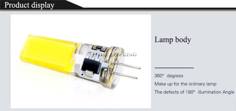 1pcs/lot Lowest Price G4 LED Bulb Lamp SMD COB AC DC 12V 220V 3W 7W 10W 12W Dimmable 12v Led G9 360 Degree Crystal Light