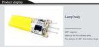 1pcs/lot Lowest Price G4 LED Bulb Lamp SMD COB AC DC 12V 220V 3W 7W 10W 12W Dimmable 12v Led G9 360 Degree Crystal Light