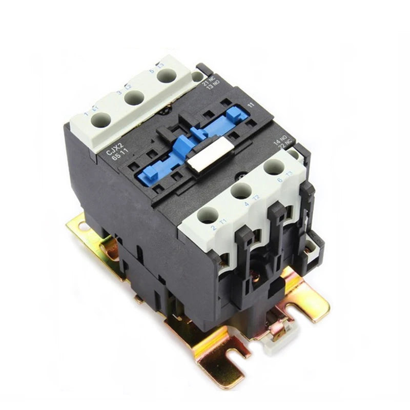 CJX2-6511 AC Contactor 65A AC Magnetic Contactor LC1-D6511 Motor Contactor Switch AC220V/380V 50/60HZ