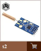 CC1101 Wireless Module With SMA Antenna Wireless Transceiver Module For Arduino 315/433/868/915MHZ