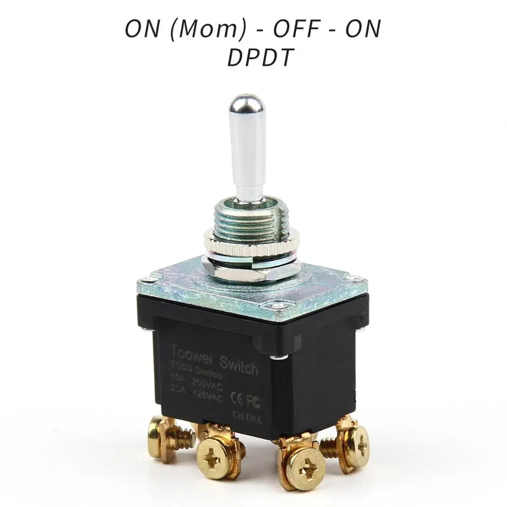 ON-OFF-ON ON-ON Full type Momentary Screw Toggle Switch SPST SPDT DPST DPDT IP67