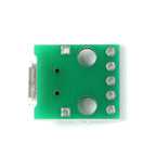 10pcs/5pcs Mini Micro USB to DIP 2.54mm Adapter Connector Module Board Panel Female 5Pin Pinboard 2.54mm Micro USB PCB Type Part