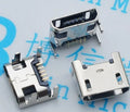 50pcs Micro USB Connector 5pin Seat Jack Micro USB DIP4 Legs Four Legs Inserting Plate Seat Mini USB Connector For Mobile Phone