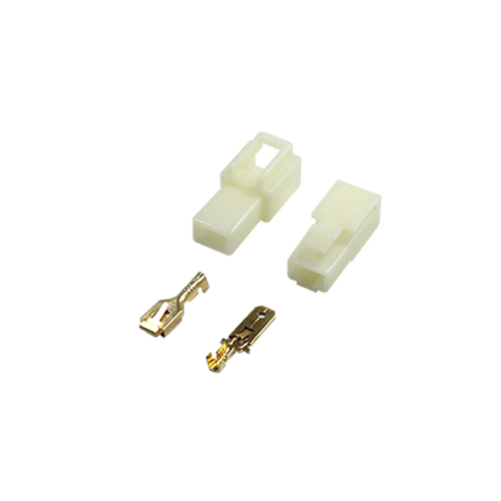 1/5Sest 6.3mm Multi Pin Auto Wire Connector 1/2/3/4/6/9Pin Male Female Terminal Plug for Car Electric Bike