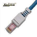 Xintylink Toolless RJ45 Ethernet Cable Connector CAT6 Plug CAT5 CAT5E Network RJ45 LAN Conector CAT6 UTP Jack Modular Keystone