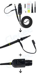 Cleqee P6500 DC-500MHz Oscilloscope Probe BNC Plug Protective Cap Test Probe For Oscilloscope