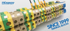 10Pcs ASK1EN 24V/220V LED Light 5*20mm 0.5-10A Fuse Holder Din Rail Terminal Block 4mm² Screw Connector SAK ASK1LDEN ASK 1EN