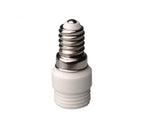 2pcs E14 To G9 Light Socket Adapter Ceramic EU Candelabra Lamp To G9 2Pin Halogen LED CFL Bulb Base Holder Converter