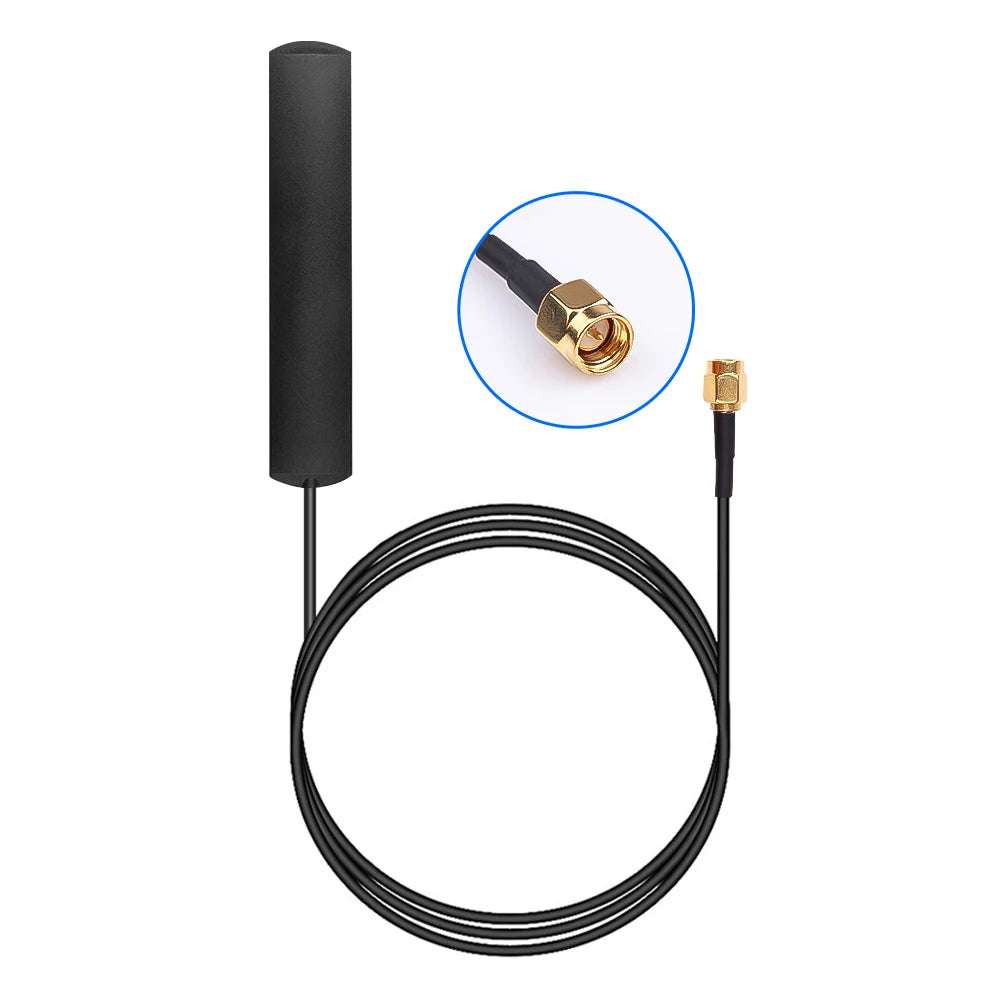 Car Vehicle 4G GSM Patch Antenna SMA Male Connector Adhesive Mount 3G GSM Antenna 700-2100MHz For Car GPS GPRS Navigation