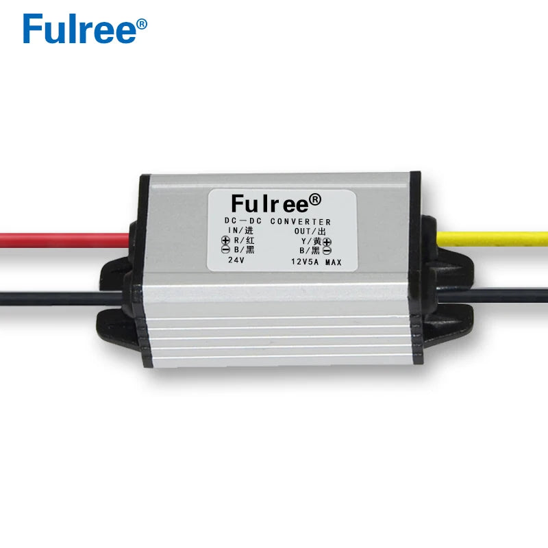 24V to 12V 3A 5A 10A 20A 30A 40A DC Buck Power Converter 24 Volt to 12 Volt Step Down Voltage Reducer Regulator Transformer