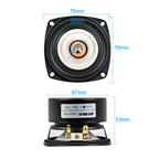 AIYIMA 2Pcs 3 Inch Full Range Speakers 4 8 Ohm 15W Loudspeaker Bass Midrange Sound Speaker For Home Amplifier Audio