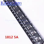 100PCS PTC FUSE 1812 5A 5000MA 8V 18V 24V 48V 60V SMT SMD PPTC Resettable Fuses