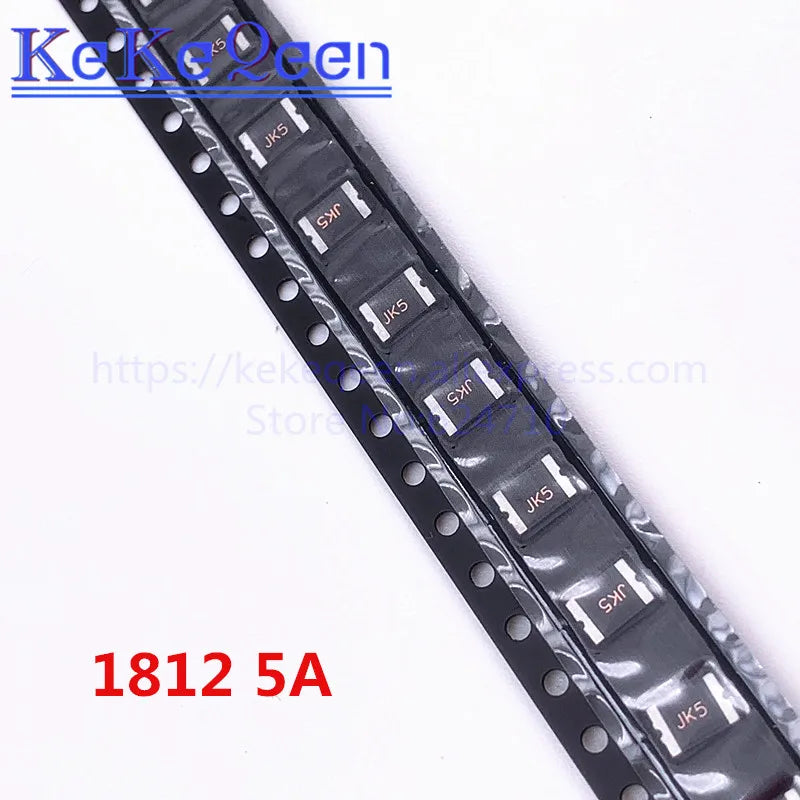 100PCS PTC FUSE 1812 5A 5000MA 8V 18V 24V 48V 60V SMT SMD PPTC Resettable Fuses