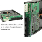 Sata to IDE Adapter Converter 1.5Gbs 2.5 Sata Female to 3.5 Inch IDE Male 40 Pin Port Support ATA 133 100 SSD HDD CD DVD Serial