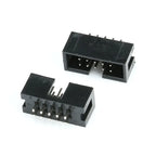 10Pcs/5Pcs 2.54MM Pitch DC3 6/8/10/14/16/20/26/30/34/40/50/64P Socket Box ISP Male Straight Pin Header PCB Connector IDC JTAG
