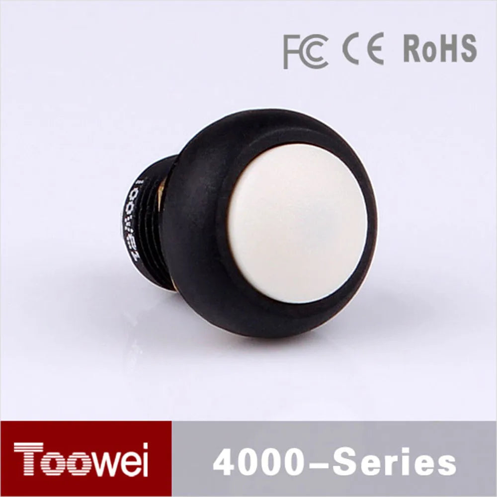 Latching Self-Locking IP67 Waterproof 12mm Electrical Metal Button Switch 12mm