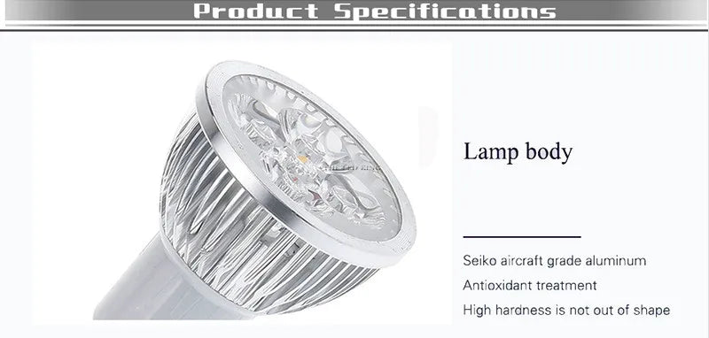 1X 10X GU 10 Led Spotlight GU10 LED Lamp 9W 12W 15W 220V Red Green Blue Yellow Lampada MR16 12V Bulb Light Spot Candle Luz