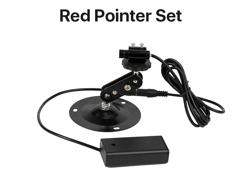 Red Laser Locator Red Dot Beam Marking Positioning  Red Focusable Laser Diode Module +Battery Case+mount For marking machine