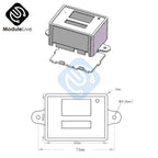 W3005 220V 12V 24V Digital LED Display Humidity Controller Hygrometer Temperature Control Switch Hygrostat  SHT20 Sensor Probe