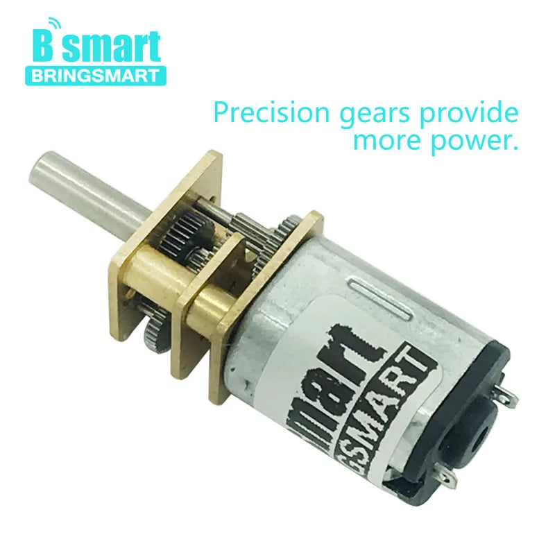 N20 DC Gear Motor 3V 6V 12V With 15-1500RPM Reverse Gearbox CW CCW Control Low Noise Electric Motors Toys DIY Motor Customized