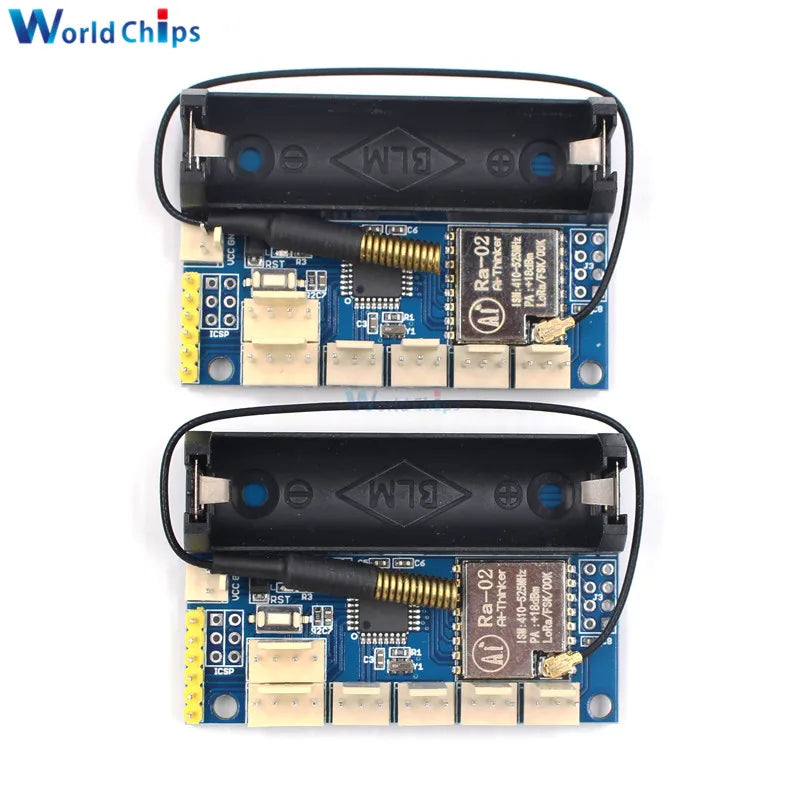 433MHz/868MHz/915MHz LoRa Radio Node V1.0 V2.0 2.4G Wireless Module RFM95 RFM98 SX1276 SX1278 for Arduino ATmega328P 3.7-12V