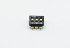 5pcs  KM-2P/3P/4P 5P 6P/8P 2.54mm chip DIP switch  gold-plated feet black SMD chip