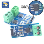 1PCS NEW 5A 20A 30A Hall Current Sensor Module ACS712 Model For Arduino AC DC Current Detection Board