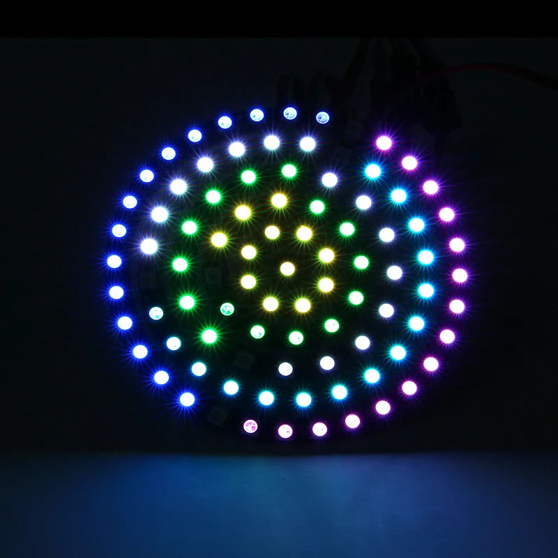 5v ws2812b 5050 RGB sk6812 LED Ring Lamp Light,module strip 1/8/12/16/24/32/241 LED/ring with Integrated Drivers for Arduino