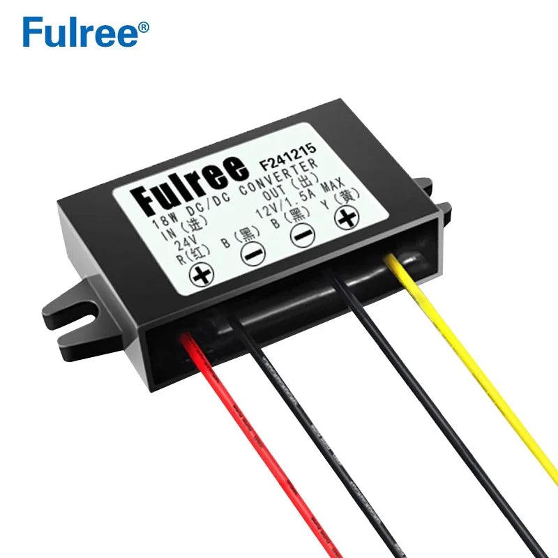 24V to 12V 3A 5A 10A 20A 30A 40A DC Buck Power Converter 24 Volt to 12 Volt Step Down Voltage Reducer Regulator Transformer