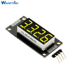 0.36 Inch 0.36" 4-Digit Red/Green/Yellow/Blue/White LED Display Tube Decimal 7 Segments TM1637 Module For Arduino size 30x14mm