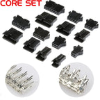 100Sets JST SM 2.54 Connector Plug Pitch 2.54MM Female and Male Housing + Terminals SM-2P SM-2R JST SM2.54 2/3/4/5/6/7/8 P Pin