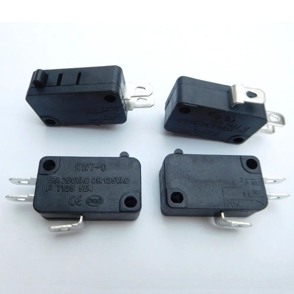 10pcs Microswitch Sensitive Switches Micro Switches 16A 125V/250VAC 5E4 KW7-0  for Electric Cooker  CE UL Certificates