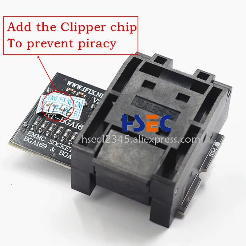 BGA48 BGA63 BGA64 BGA153 BGA169 EMMC SOP44 TSOP48 Adapter Socket MX29GL640 S29GL064N For RT809H USB emmc nand Flash Programmer