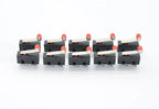 10Pcs Micro Limit Switch  Roller Lever Arm SPDT Snap Action LOT 3Pin With Roller Limit Switch Mini