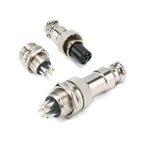 GX12 GX16 Aviation Connector 2 3 4 5 6 7 8 9 10 Pin Connector Male Female Butting Wire Cable Circular Aviation Socket Plug