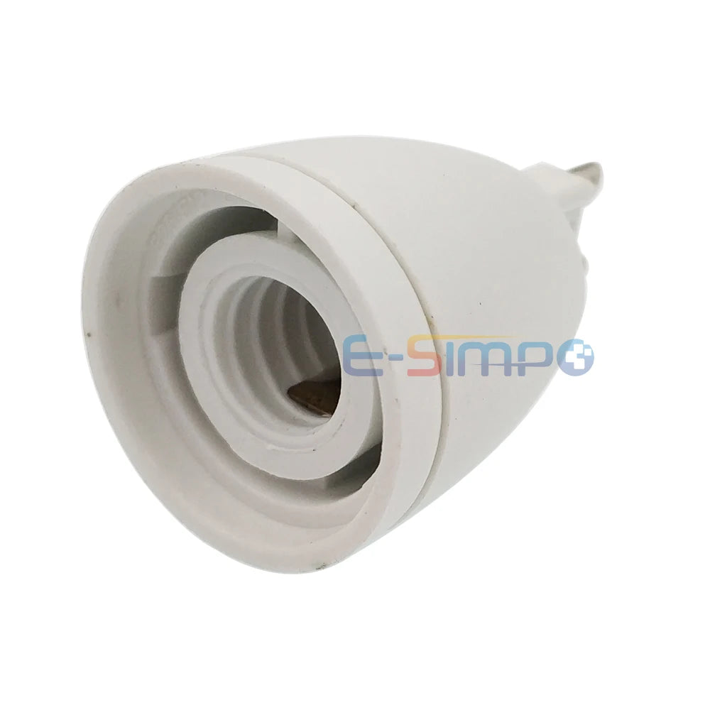 2pcs G9 to E14 E12 CFL LED Halogen 2Pin Base to EU US Standard Candelabra Chandelier Light Holder Socket Converter Adapter